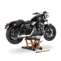 Moto žirklinis keltuvas ConStands Mid-lift L Hidraulinis keltuvas Chopper 680kg oranžinis