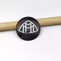 4 vnt. 56 mm automobilio ratlankio centrinės dalies dangtelio lipdukai Priedai Mercedes Benz Brabus AMG Smart Maybach W205 W203 W206 W108 W124 W126 56mm&1 Set (4Pcs)
