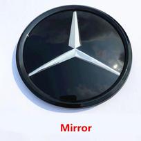 1 vnt. 3D automobilio grotelių emblema Žvaigždės ženklelis Priekinių grotelių logotipas Mercedes Benz W204 W205 W176 W253 W177 GLC GLE E-213 238 2016-2020