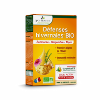 3C PHARMA DEFENCES BIO imunitetui kvėpavimo takams geriamas tirpalas 10ml ampulės N20