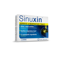3C PHARMA SINUXIN kvėpavimo sistemos komfortui nuo 12 m. milt. 16 pakelių