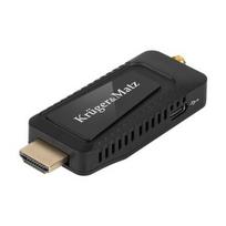 KRUGER  and  MATZ mini DEKODER DVB-T2 H.265 HEVC KM9998