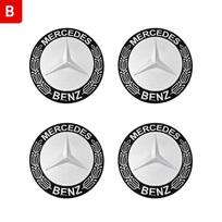 56mm 60mm 65mm 75mm Automobilio Rato Centrinio Gaubto Emblema Lipdukas Mercedes Benz W204 W205 W212 W213 W221 W177 W246 GLA GLC CLA A 56mm