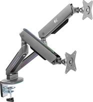 NanoRS Darbalaukio laikiklis 2 monitoriams 17" - 32" (RS166) | RS166 | 5902211122913