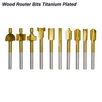 Woodworking Router Bit HSS Milling Cuuter for Dremel Rotary Tools DIY Wood Carbide Carving Engraving Trimming Drilling Carpentry Wood Router Bit GD