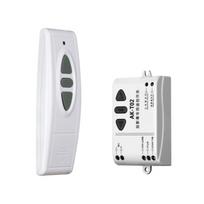 Belaidžiai nuotolinio valdymo jungikliai su 98 pėdų (apie 30 metrų) veikimo atstumu AC220V 315/433MHz jungikliai projektoriaus ekranui, apsaugos nuo vagystės signalizacijai 1 white