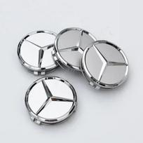 4 vnt. 75 mm automobilio ratlankio centrinis dangtelis, stebulės dangteliai, emblemos aksesuarai Mercedes benz AMG C E S GLE CLC klasei W204 W203 W205 W124 W221