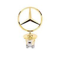 Automobilio lipdukas Naujas 2025 Skirtas Mercedes Benz 3D Metalinis Automobilio Priekinis Variklio Dangtis Emblema Ženklelis Skirtas Mercedes Benz W202 W203 W204 W205 W208 W2