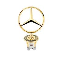Automobilio lipdukas Naujas 2025 Skirtas Mercedes Benz 3D Metalinis Automobilio Priekinis Variklio Dangtis Emblema Ženklelis Skirtas Mercedes Benz W202 W203 W204 W205 W208 W2