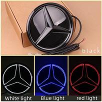 Mercedes Benz LED emblemos šviesa priekinės grotelės žvaigždė apšviečiamas logotipas baltas mėlynas raudonas ženklelis W204 W205W213W253W166W176 W205 NEW White light juoda