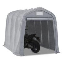 Motociklo palapinė garažas - Motorguard MG2 - 1,6x2,4m - Cinkuotas plienas - PE danga 260g/m² pilka