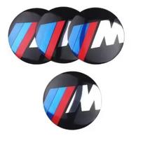 56/60/65/70mm Automobilio emblema Ratų centrinės dalies dangtelio lipdukai Gaubtai Lipdukas BMW M M3 X5 X3 E46 E90 E39 F10 F20 F30 G20 E60 E36 E34 X6 60mm