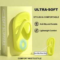 Thick Soled Flip Flops for Women Wearing Summer EVA Beach Sandals and Flip Flops 36-37 balta