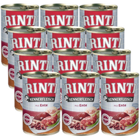 Rinti Kennerfleisch Ente drėgnas maistas šunims - antis 12x400g