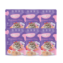 MOOCHIE Hairball Control su krevetėmis 6x70 g plaukų kamuoliukų mažinimas