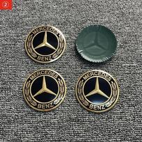 Automobilio lipdukas Naujas 2025 m. Mercedes Benz 4 vnt. 3D 56mm 65mm 75mm Mercedes Benz Automobilio emblema Ratlankio centrinis dangtelis Ženkliuko užvalkalai sti 65mm