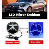Automobilio grotelių ženklelis, 3D priekinis emblemos LED žibintai Mercedes Benz W205 W212 W213 W204 ML W166 CLA C117 W176 W177 E GLA GLC GLE E-212 207 2013-2016