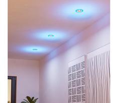 Eglo 901117- Komplektas 3xLED RGB dimeriuojamas vonios šviestuvas CALONGE 3,8W/230V IP44 + nuotolinis valdiklis