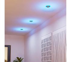 Eglo 901118- Komplektas 3xLED RGB, reguliuojamas vonios šviestuvas CALONGE 3,8W/230V IP44 + nuotolinio valdymo pultas