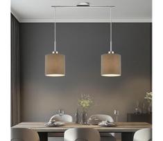 Eglo - LED pakabinama liustra ant laido TUNJA 2xE27/60W/230V taupe
