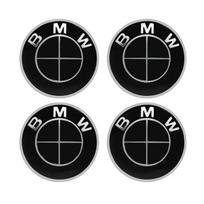 4 vnt. 56/65 mm Automobilio emblema Ratų centrinės dalies dangtelio lipdukai Stebėklės dangteliai Lipdukas BMW M M3 X5 X3 E46 E90 E39 F10 F20 F30 G20 E60 E36 E34 X6 65mm