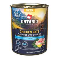 Ontario Puppy Vištienos paštetas su Spirulina 800g