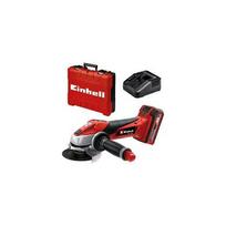 Einhell Power X-Change akumuliatorinis kampinis šlifuoklis TE-AG 18/115 Li komplektas, 18 Volt (red/black, Li-Ion akumuliatorius 3,0Ah, E-Box S35) | 4431119 | 4006825629620
