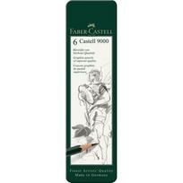 FABER-CASTELL Bleistift Castell 9000 6er Etui