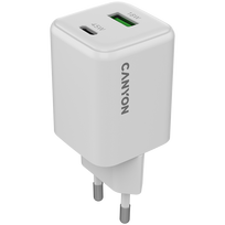 CANYON charger CU45AC GaN 45W 1xPD 1xQC EU White