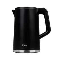 IDEAL virdulys 1,7 l, plieninis korpusas, galia 1500 W, juodas