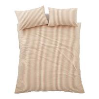Oranžinės spalvos viengulė patalynė 135x200 cm Cotton Rich Woven Stripe – Pineapple Elephant