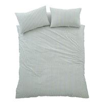 Mėlynos spalvos viengulė patalynė 135x200 cm Cotton Rich Woven Stripe – Pineapple Elephant