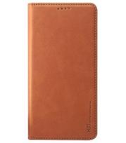 Rudas atverčiamas dėklas Samsung Galaxy S21 5G telefonui "HDD Magnetic Wallet Case"