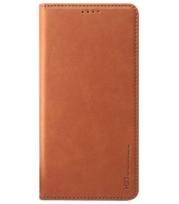Rudas atverčiamas dėklas Samsung Galaxy A13 4G telefonui "HDD Magnetic Wallet Case"