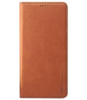 Rudas atverčiamas dėklas Apple iPhone 11 telefonui "HDD Magnetic Wallet Case"