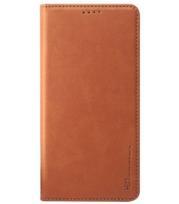 Rudas atverčiamas dėklas Apple iPhone 12 / 12 Pro telefonui "HDD Magnetic Wallet Case"