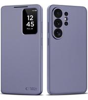 Purpurinis atverčiamas dėklas Samsung Galaxy S26 Ultra telefonui "Tech-Protect Smart Wallet"