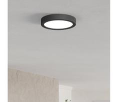 Eglo 901297-LED Lubinis šviestuvas FUEVA LED/7,5W/230V 2700/4000/6500K skersmuo 16,6 cm juodas