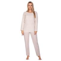 Moteriška frotinė pižama Regina 648 ilgomis rankovėmis 2XL-3XL