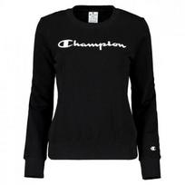 Džemperis moterims Champion Legacy Crewneck Sweatshirt 112585KK001, juodas, XS