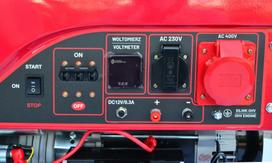 Benzininis elektros generatorius AWTools AWTOOLS 5,0kW 230/400V BLACK LINE | AW85604BL | 5903678612276