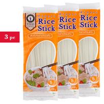 Ryžių makaronai, Finest Rice Stick S 1mm, Thai Dancer, 3x400g