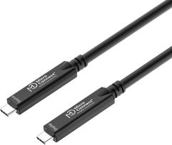 Kabelis USB MicroConnect USB-C - USB-C 10 m Black (MC-USB3.2CC10-8K-OP) | MC-USB3.2CC10-8K-OP | 5715063780886