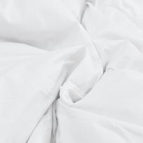 vidaXL Antklodė su pagalve 3 vnt White 240 x 220 cm Pūkas | 3376995 | 8721288610348