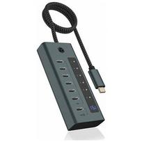 IcyBox ICY BOX IB-HUB1457-C31 7 port Type C HUB, PSU | IB-HUB1457-C31 | 4250078173984