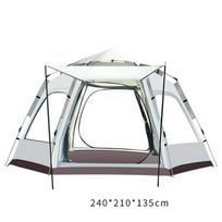 WTEMPO Lauko vandeniui atspalpis, Didelės erdvės kempingo palapinė, Visiškai automatinė ir nešiojama, Kempingo prekės 240*210*135cm