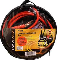 VIRAGE Užvedimo laidai 600A 4metrai (varikliams iki 3 000 cm3)
