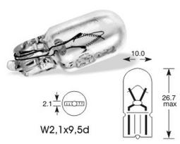 24V 5W W2,1x9,5d W5W VISION PRO