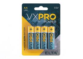 AA Baterijos Alkaline Ultra LR6,4vnt. VX PRO