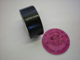 PVC izoliacija STRONG PREMIUM 25 mm x 10m Juoda ELTA